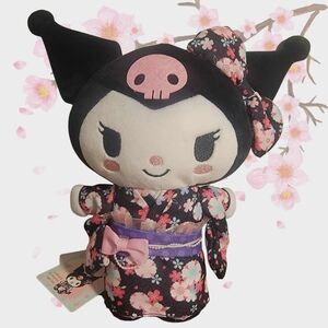 NWT Sanrio Kuromi Sakura Kimono Series  Medium Plush Doll 6"